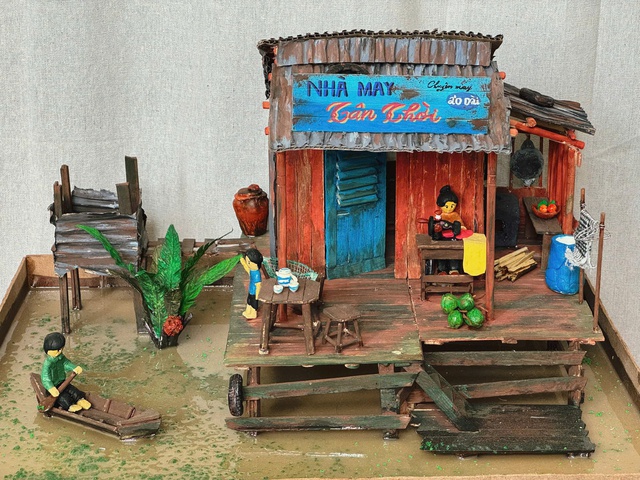 Công trình tí hon từ vật liệu đơn giản của chàng trai Sài Gòn gây sốt mạng xã hội - Ảnh 2. Công trình tí hon từ vật liệu đơn giản của chàng trai Sài Gòn gây sốt mạng xã hội - Ảnh 2.