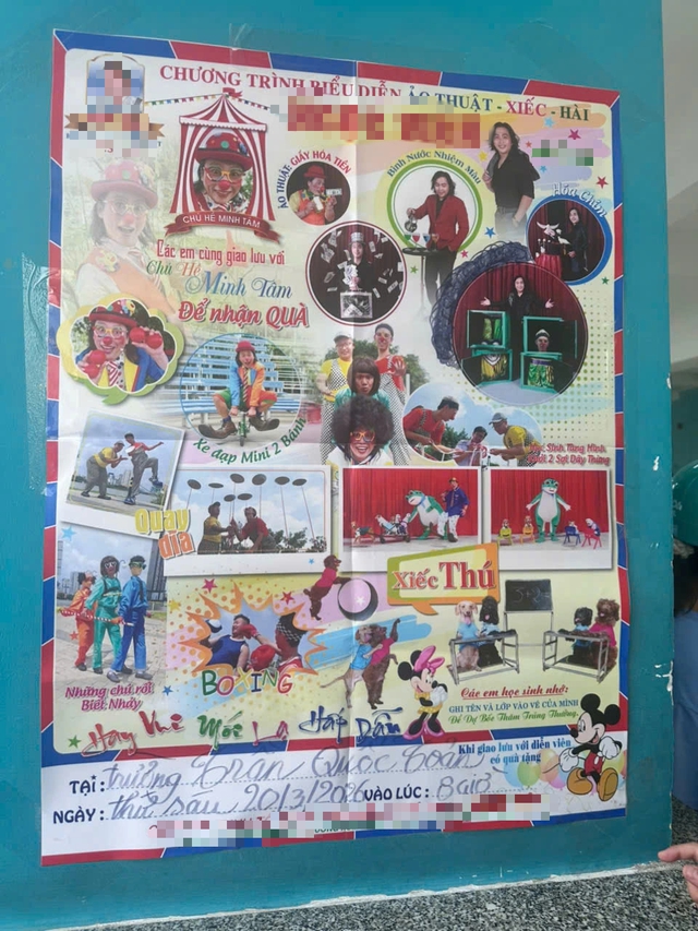 Vụ 'diễn xiếc giờ ch&iacute;nh kh&oacute;a, đ&oacute;ng 60.000 đồng/v&eacute;': Ho&agrave;n tiền, học sinh xem miễn ph&iacute; - Ảnh 1.