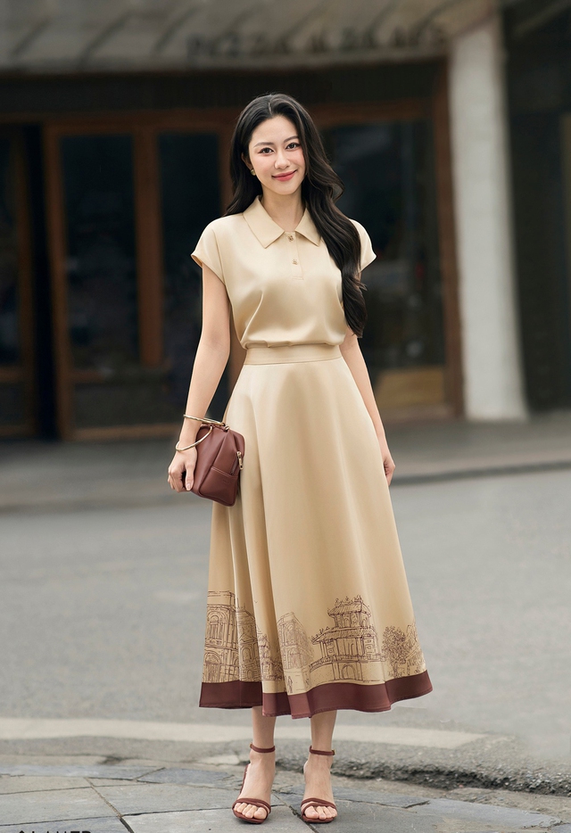 Màu be, đen và trắng qua những công thức phối đồ thanh lịch- Ảnh 3.