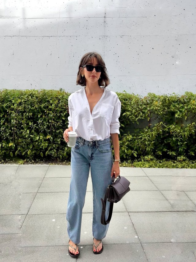 Khám phá 3 kiểu áo đẹp nhất nên diện cùng quần jeans xanh- Ảnh 4.