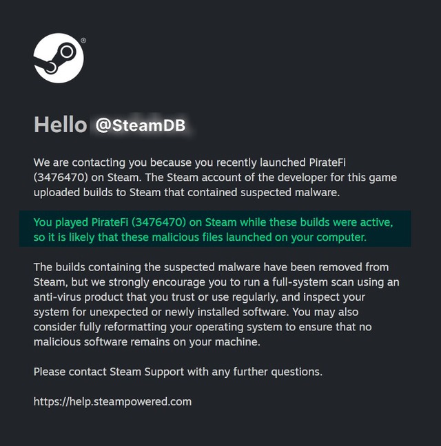 Hàng loạt game trên Steam bị cài mã độc, FBI phát lệnh truy tìm nạn nhân - Ảnh 1.