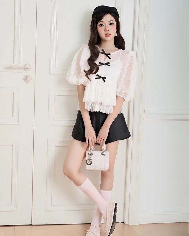 Nét điệu đà của phong cách coquette ‘soán ngôi’ thời trang cá tính- Ảnh 7.