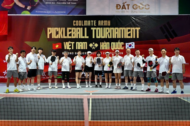 Coolmate Army Pickleball Tournament cầu nối giao lưu thể thao Việt Nam và Hàn Quốc- Ảnh 1. Coolmate Army Pickleball Tournament cầu nối giao lưu thể thao Việt Nam và Hàn Quốc- Ảnh 1.