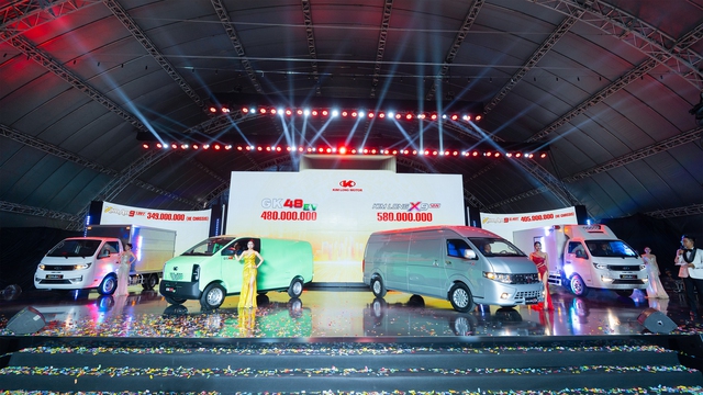 Kim Long Motor tung 3 mẫu xe tải mới ra thị trường, giá từ 349 triệu đồng - Ảnh 1.