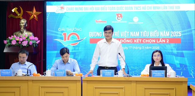 Đã xét chọn 10 Gương mặt trẻ Việt Nam tiêu biểu năm 2025- Ảnh 1. Đã xét chọn 10 Gương mặt trẻ Việt Nam tiêu biểu năm 2025- Ảnh 1.