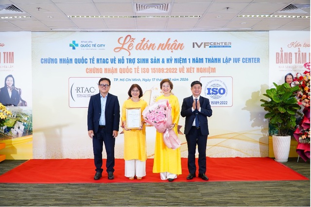 BV Quốc tế City đạt chứng nhận quốc tế: RTAC về IVF v&agrave; ISO về x&eacute;t nghiệm - Ảnh 3.