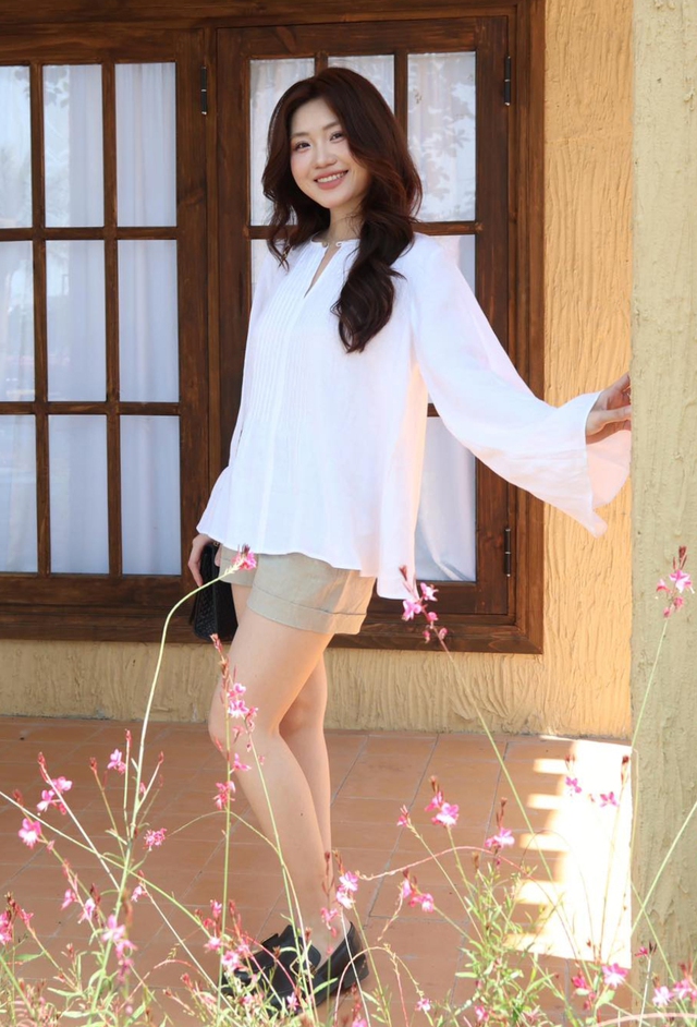 Mùa hè trong trẻo, nhẹ nhàng trên trang phục vải linen- Ảnh 5.