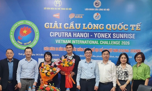 Giải cầu lông Ciputra Hà Nội hứa hẹn hấp dẫn, quy tụ nhiều tay vợt giỏi quốc tế- Ảnh 1.
