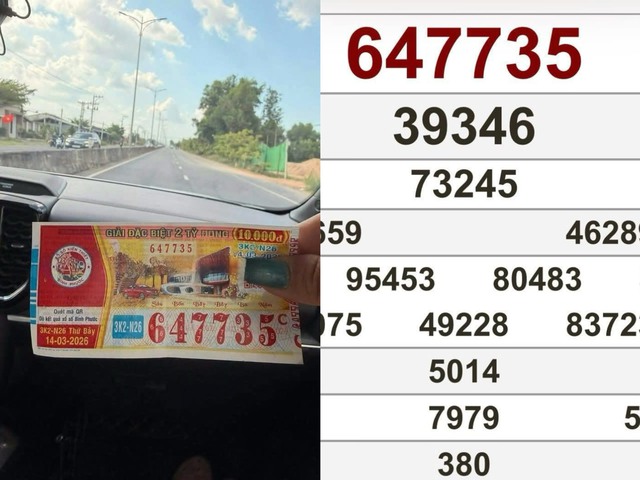 Ủng hộ người b&aacute;n dạo ngồi xe lăn, 3 người tr&uacute;ng độc đắc xổ số miền Nam  - Ảnh 1.