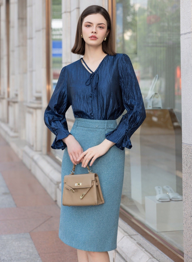 Trang phục vải lụa mùa hè 2026: Đẹp nhẹ nhàng , trẻ trung và thanh lịch - Ảnh 2. Trang phục vải lụa mùa hè 2026: Đẹp nhẹ nhàng , trẻ trung và thanh lịch - Ảnh 2.