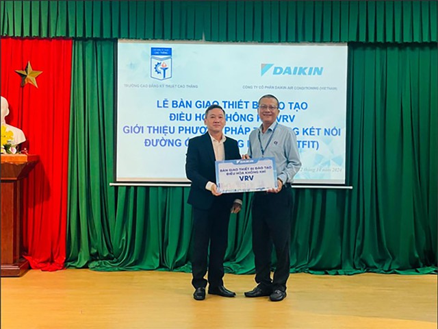 Daikin Vietnam hợp t&aacute;c hơn 45 trường nghề, ươm mầm nh&acirc;n lực cho ng&agrave;nh điện lạnh - Ảnh 1.