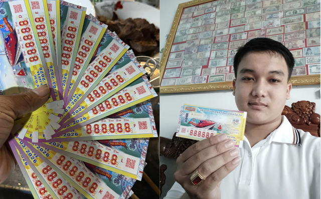 Hy hữu: Tr&uacute;ng v&eacute; 888888 xổ số miền Nam, ch&agrave;ng trai 23  tuổi chưa chịu đổi thưởng - Ảnh 1.