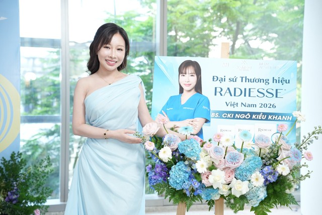 Bác sĩ CK Da liễu Ngô Kiều Khanh trở thành Đại sứ Thương hiệu Radiesse tại Việt Nam- Ảnh 1. Bác sĩ CK Da liễu Ngô Kiều Khanh trở thành Đại sứ Thương hiệu Radiesse tại Việt Nam- Ảnh 1.