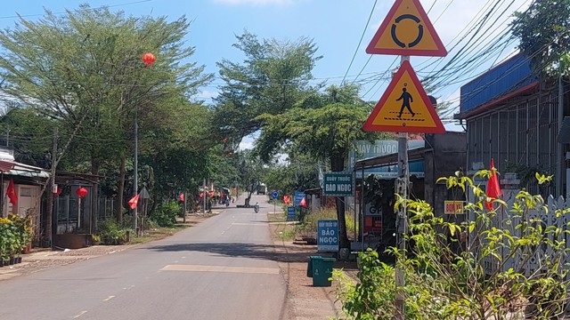 Tàn cây che khuất tầm nhìn- Ảnh 1. Tàn cây che khuất tầm nhìn- Ảnh 1.