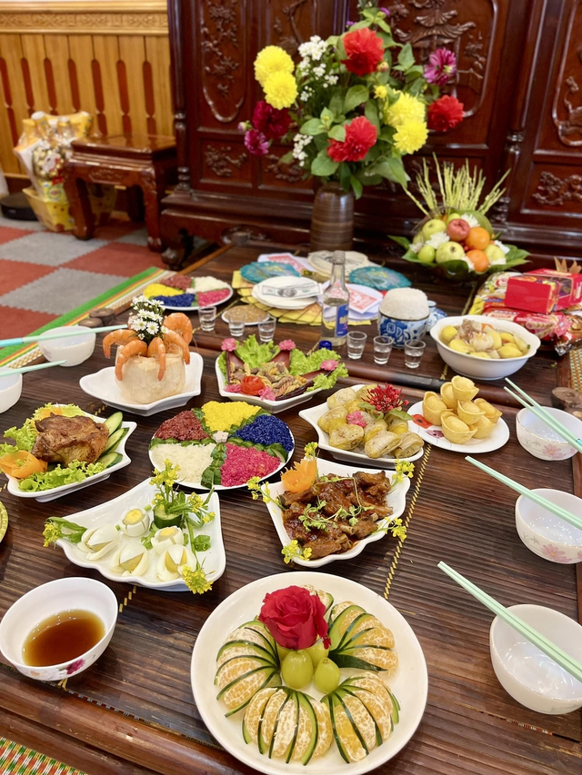 Mâm cúng rằm tháng giêng gồm những món gì và cách bày biện đẹp mắt nhất - Ảnh 5. Mâm cúng rằm tháng giêng gồm những món gì và cách bày biện đẹp mắt nhất - Ảnh 5.