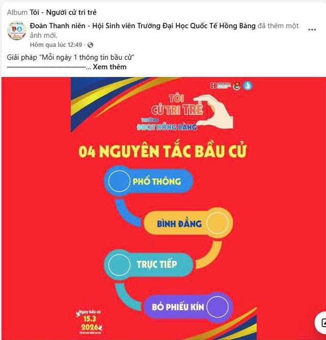 Gen Z thực hiện quyền c&ocirc;ng d&acirc;n: Chủ động lan tỏa th&ocirc;ng tin ch&iacute;nh thống về bầu cử - Ảnh 3.