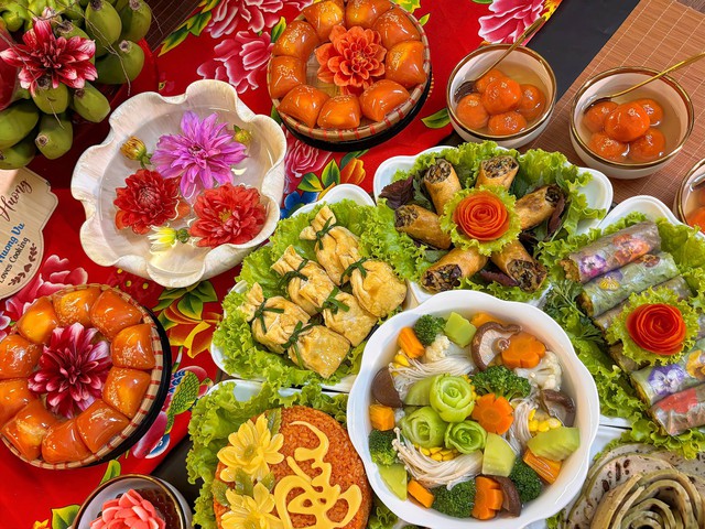 Mâm cúng rằm tháng giêng gồm những món gì và cách bày biện đẹp mắt nhất - Ảnh 3. Mâm cúng rằm tháng giêng gồm những món gì và cách bày biện đẹp mắt nhất - Ảnh 3.