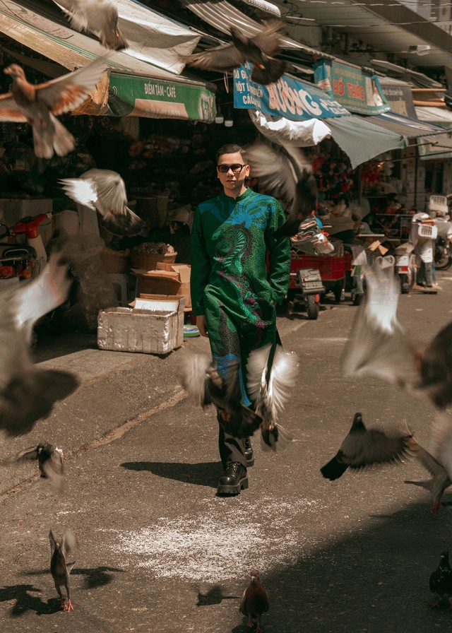 Áo dài kể chuyện ký ức quê hương Áo dài kể chuyện ký ức quê hương- Ảnh 1.