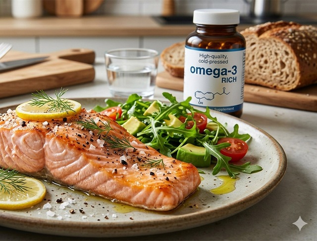 Omega-3 trong cá hồi có lợi gì cho huyết áp? - Ảnh 1.