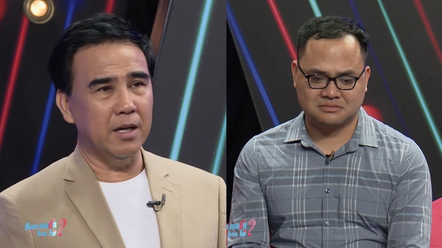 Quyền Linh xót xa khi nam kỹ sư khóc nghẹn trên show hẹn hò - Ảnh 1.