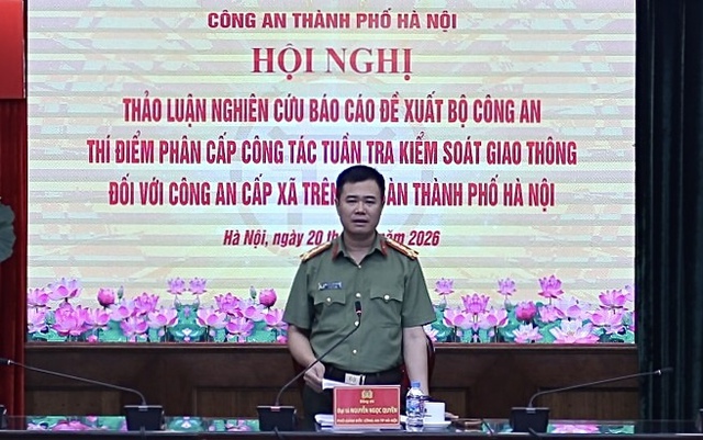Hà Nội đề xuất thí điểm phân cấp tuần tra, kiểm soát giao thông cho công an cấp xã- Ảnh 1. Hà Nội đề xuất thí điểm phân cấp tuần tra, kiểm soát giao thông cho công an cấp xã- Ảnh 1.