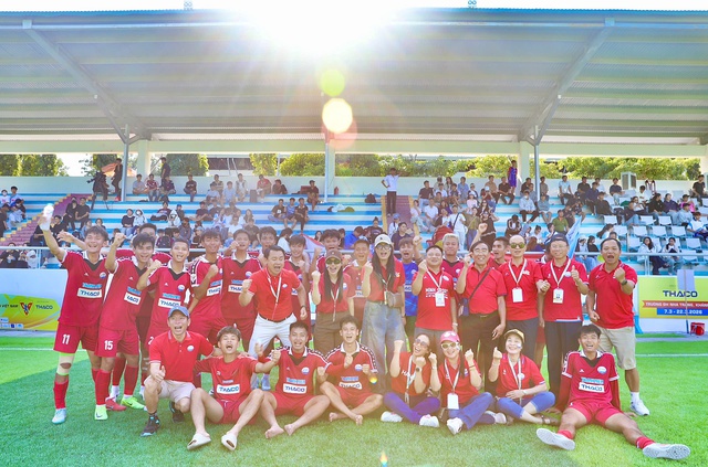 Trung phong Trường ĐH Thủy lợi tiết lộ 'b&iacute; k&iacute;p' chơi thăng hoa, quyết v&ocirc; địch TNSV THACO cup 2026- Ảnh 2.