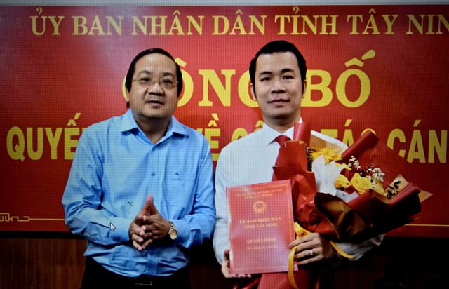 &Ocirc;ng Trương Tấn Sơn giữ chức Gi&aacute;m đốc Sở C&ocirc;ng thương tỉnh T&acirc;y Ninh - Ảnh 1.