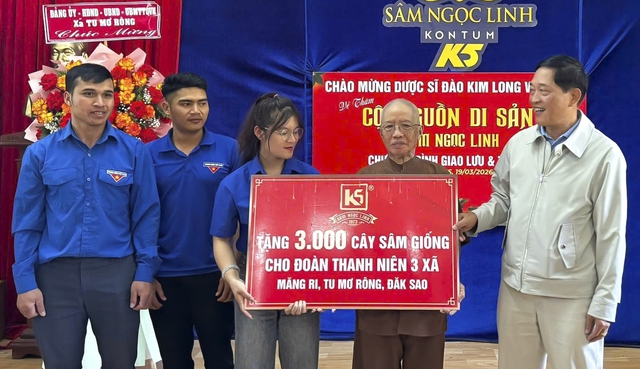 'Gieo hạt giống tương lai' từ 3.000 cây sâm Ngọc Linh cho thanh niên miền núi- Ảnh 1. 'Gieo hạt giống tương lai' từ 3.000 cây sâm Ngọc Linh cho thanh niên miền núi- Ảnh 1.