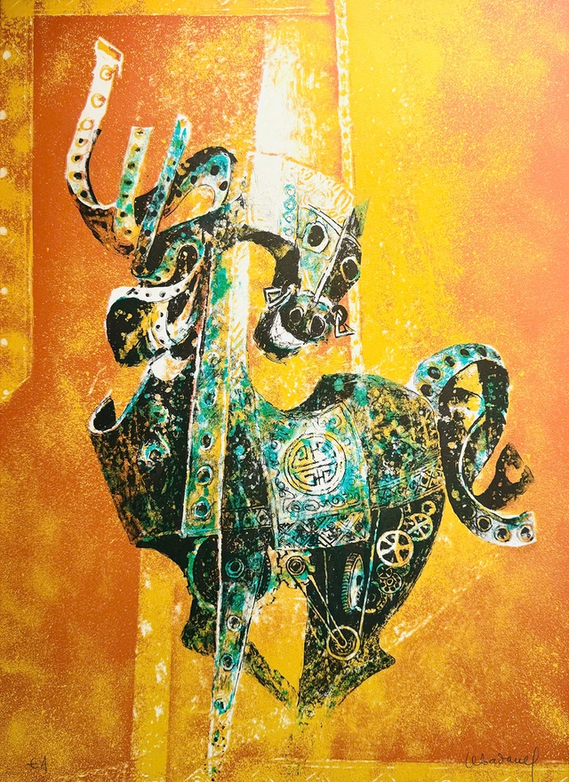 M&atilde;n nh&atilde;n với tranh ngựa của họa sĩ L&ecirc; B&aacute; Đảng- Ảnh 6.