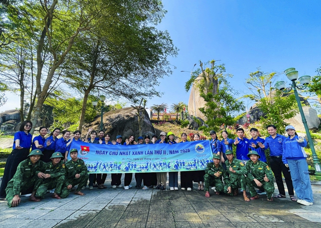 Đặc khu L&yacute; Sơn ra qu&acirc;n Ng&agrave;y chủ nhật xanh l&agrave;m đẹp từ biển đảo đến di t&iacute;ch- Ảnh 4.