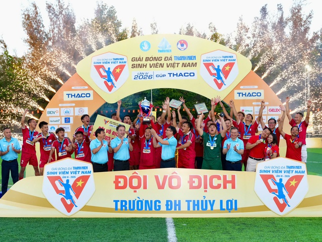 Trường ĐH Thủy lợi: Thi đấu bằng cả trái tim, niềm tự hào của sinh viên VN- Ảnh 1. Trường ĐH Thủy lợi: Thi đấu bằng cả trái tim, niềm tự hào của sinh viên VN- Ảnh 1.