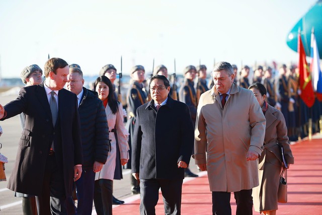 Thủ tướng Phạm Minh Chính bắt đầu thăm chính thức Liên bang Nga - Ảnh 1.