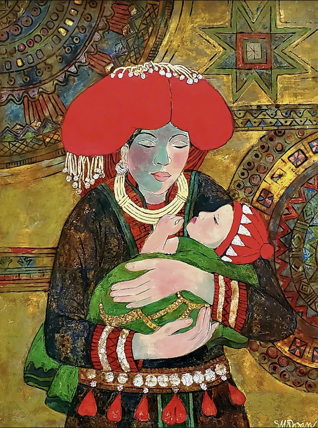 Những cung bậc cảm xúc của nữ họa sĩ Đoàn Mai Thủy ở 'Rung cảm mùa xuân' - Ảnh 1.