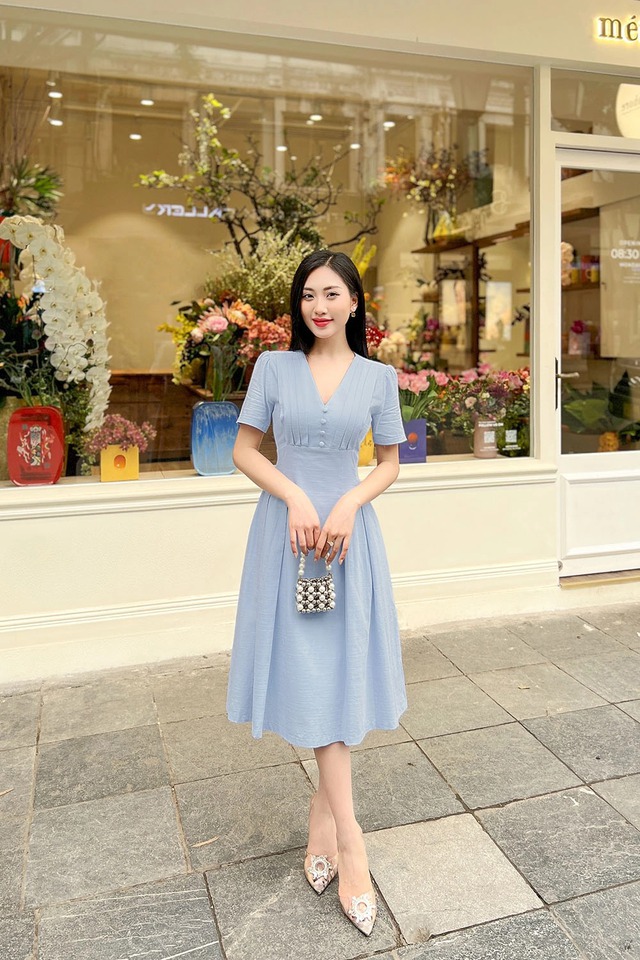 Đầm pastel: Gợi ý diện đẹp giúp nàng tôn da, ghi điểm với vẻ dịu dàng- Ảnh 5. Đầm pastel: Gợi ý diện đẹp giúp nàng tôn da, ghi điểm với vẻ dịu dàng- Ảnh 5.