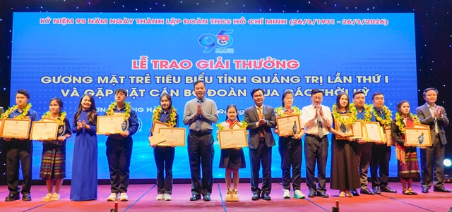 Quảng Trị t&ocirc;n vinh 20 gương mặt trẻ ti&ecirc;u biểu lần thứ nhất - Ảnh 1.
