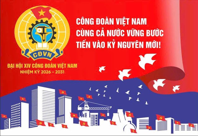 C&ocirc;ng bố logo Đại hội XIV C&ocirc;ng đo&agrave;n Việt Nam- Ảnh 2.
