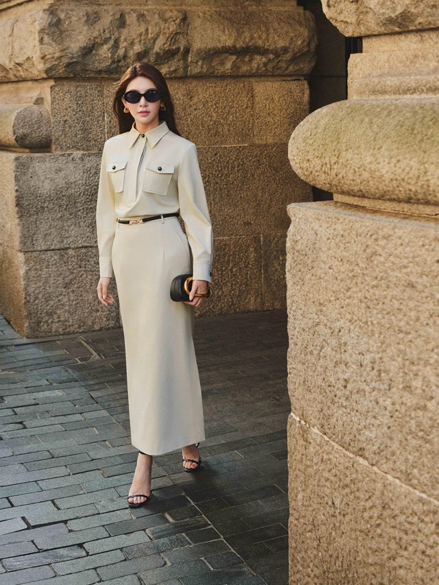 Thanh lịch nơi công sở mùa hè: Mát mẻ nhưng vẫn chuẩn gu- Ảnh 8. Thanh lịch nơi công sở mùa hè: Mát mẻ nhưng vẫn chuẩn gu- Ảnh 8.