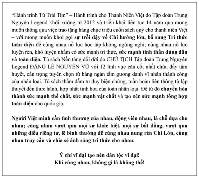 Nhật k&yacute; H&agrave;nh tr&igrave;nh Từ Tr&aacute;i Tim: Trao s&aacute;ch qu&yacute;, khơi kh&aacute;t vọng cho thế hệ trẻ - Ảnh 1.