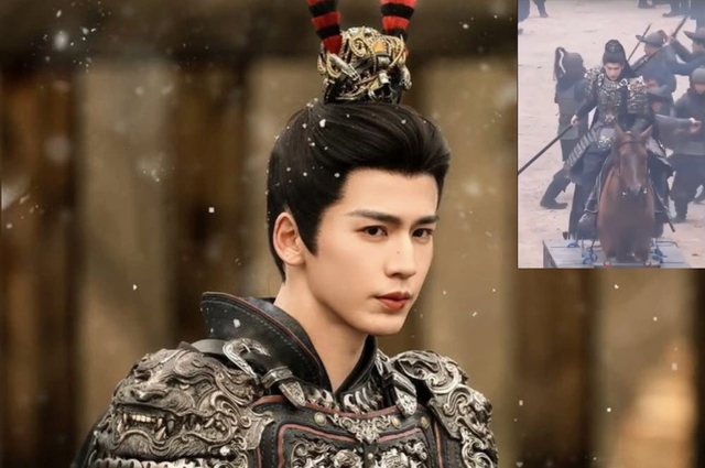 Hậu trường 'tướng qu&acirc;n kem nền' Trương Lăng H&aacute;ch ngồi xe đẩy... ra trận - Ảnh 1.