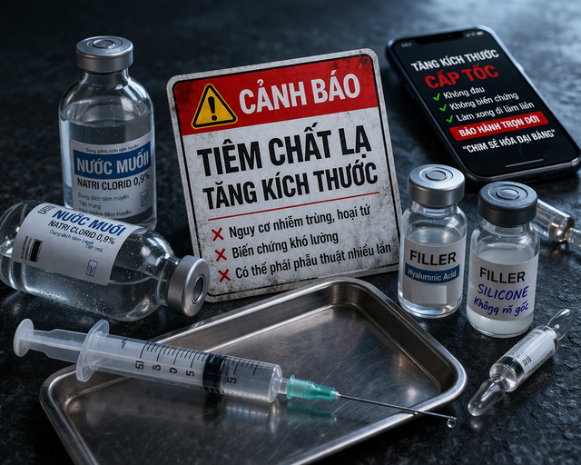 Tiêm nước muối hoặc filler để tăng kích thước dương vật: Nguy cơ biến chứng khó lường - Ảnh 1.