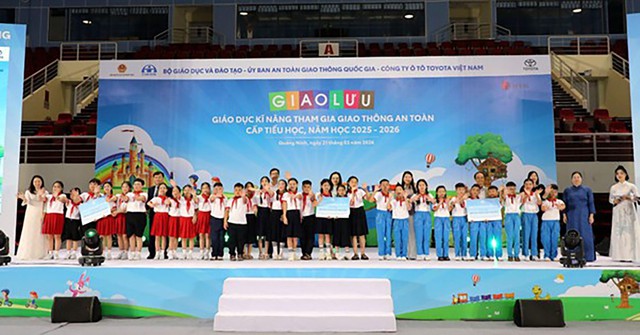 Toyota Việt Nam tiếp sức kỹ năng an to&agrave;n giao th&ocirc;ng cho học sinh tiểu học- Ảnh 3.