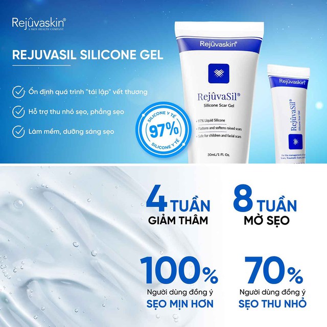 Hướng dẫn sử dụng kem l&agrave;m mờ sẹo lồi Rejuvasil chuẩn y khoa hiệu quả 4 tuần - Ảnh 2.