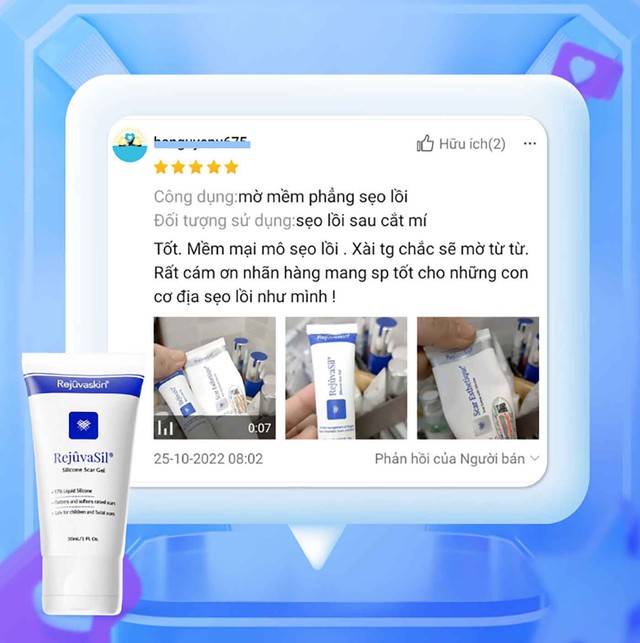 Hướng dẫn sử dụng kem l&agrave;m mờ sẹo lồi Rejuvasil chuẩn y khoa hiệu quả 4 tuần - Ảnh 4.