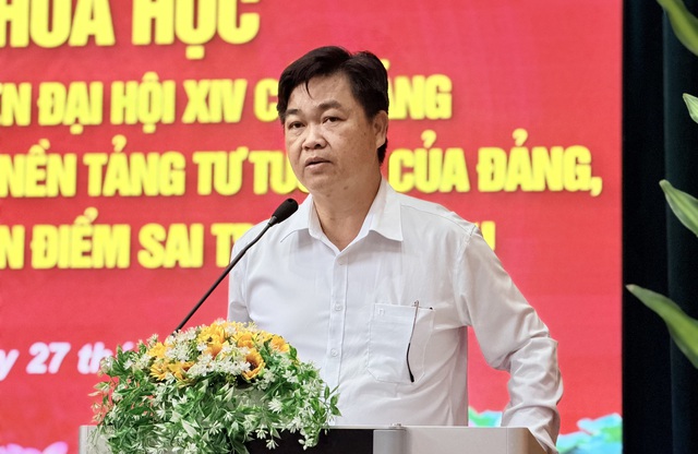 Làm rõ điểm mới văn kiện Đại hội XIV, bảo vệ nền tảng tư tưởng của Đảng- Ảnh 1. Làm rõ điểm mới văn kiện Đại hội XIV, bảo vệ nền tảng tư tưởng của Đảng- Ảnh 1.