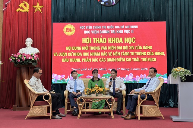 Làm rõ điểm mới văn kiện Đại hội XIV, bảo vệ nền tảng tư tưởng của Đảng- Ảnh 3. Làm rõ điểm mới văn kiện Đại hội XIV, bảo vệ nền tảng tư tưởng của Đảng- Ảnh 3.