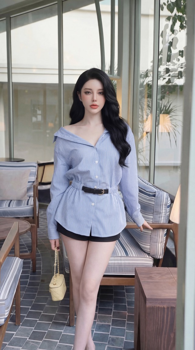 Nét quyến rũ tinh tế từ những thiết kế váy, áo hở vai- Ảnh 7.