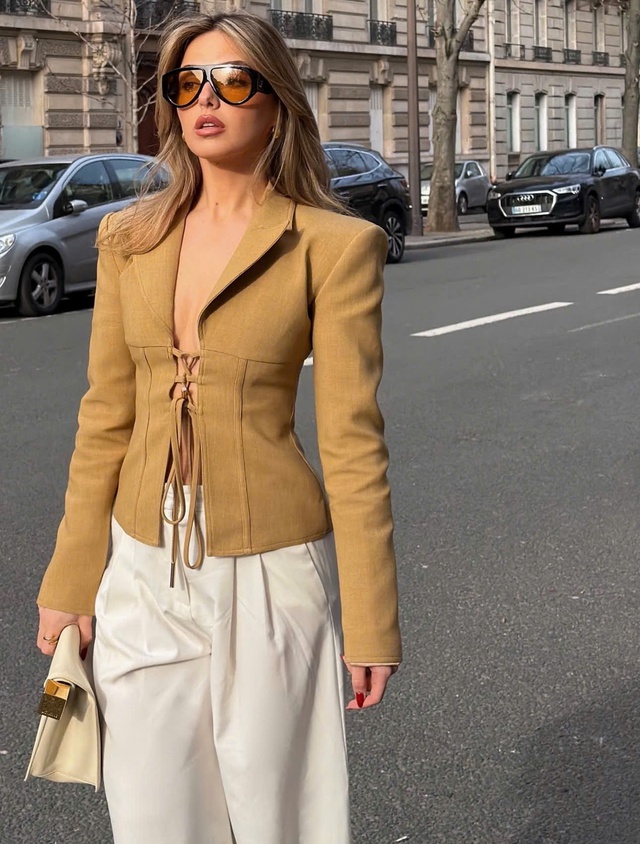 Blazer và những công thức mặc đẹp dễ áp dụng- Ảnh 8.