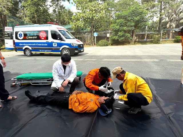 VWS diễn tập PCCC và cứu hộ cứu nạn quy mô lớn tại Đa Phước- Ảnh 1. VWS diễn tập PCCC và cứu hộ cứu nạn quy mô lớn tại Đa Phước- Ảnh 1.