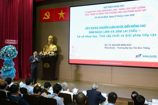 TDTU hợp t&aacute;c nghi&ecirc;n cứu, ph&aacute;t triển S&acirc;m Ngọc Linh với tỉnh Quảng Ng&atilde;i - Ảnh 4.