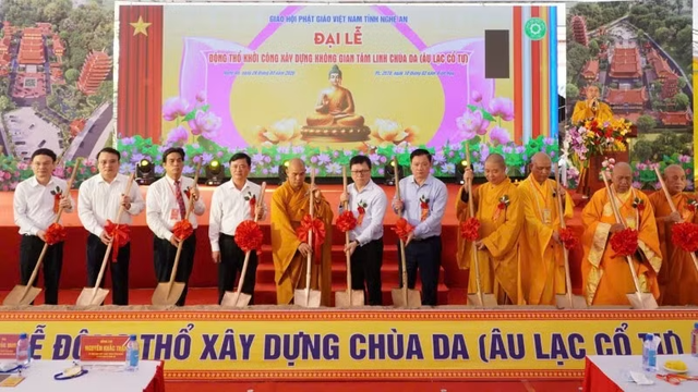 Khởi c&ocirc;ng x&acirc;y dựng ch&ugrave;a Da, nơi thờ tự 534 nh&agrave; b&aacute;o -  liệt sĩ- Ảnh 1.